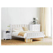 Double Bed, White & Sealy Posturepedic