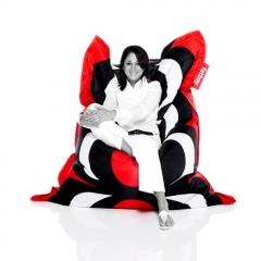 Original Marimekko Kaivo Red Bean Bag