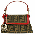 Fendi Chef - Tobacco Zucca Jacquard Mini Handbag