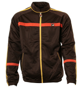 Fila Brown Full Zip Tracksuit Top