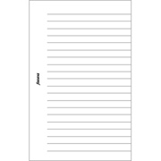 White Ruled Notepaper