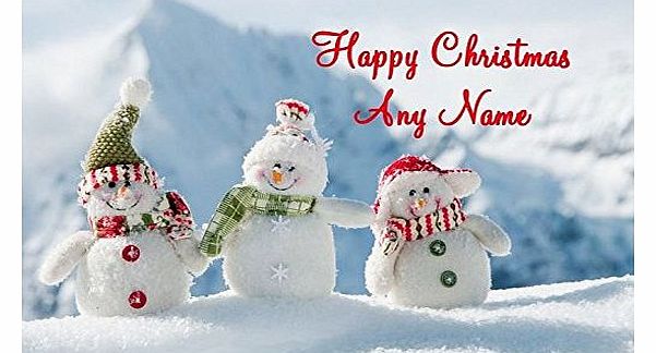 Personalised Christmas Card - Grandaughter Grandson Mom Pap Nana Friend