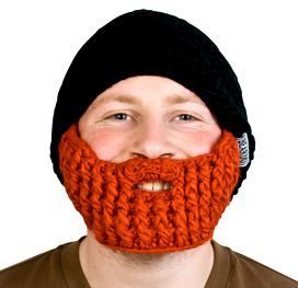 Original Beard Hats (Black with Ginger Beard)