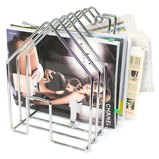 Wirehouse Magazine Holder (Chrome)