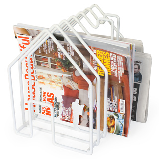 Wirehouse Magazine Holder (White)