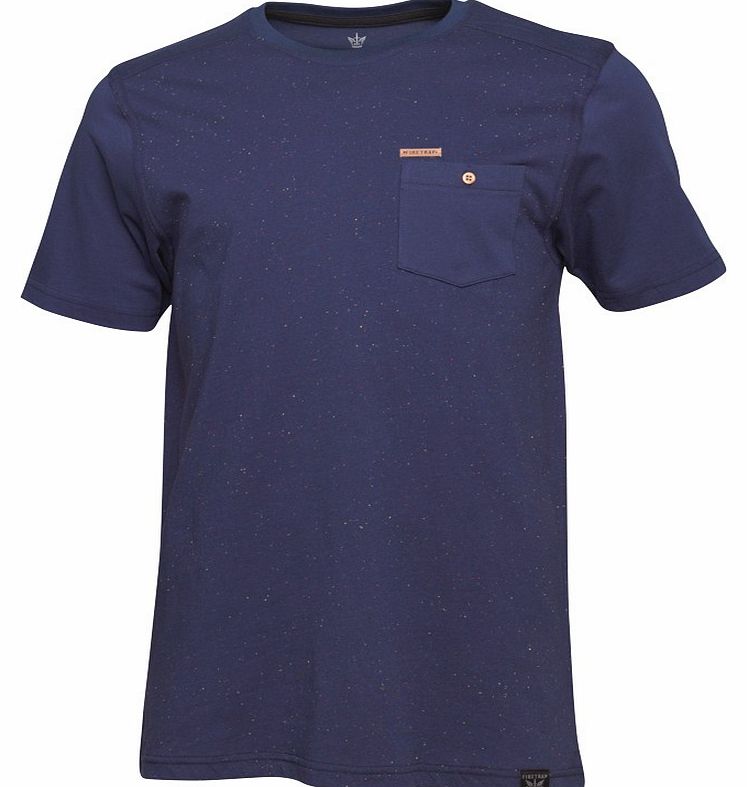 Mens Saul T-Shirt Peacoat