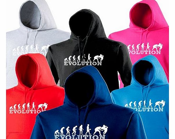 RUGBY EVOLUTION (4XL - BLACK) NEW PREMIUM HOODIE - Rugga ball boots sports England Scotland Wales Welsh world cup british lions union Slogan Funny Novelty Nerd Vintage retro top clothes Unisex Mens La