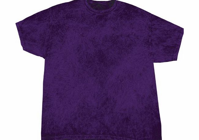 PLAIN (XL - MINERAL WASH PURPLE) NEW PREMIUM TIE DYE T SHIRT - Blank Novelty Boots Wellies Bestival Creamfields Global Gathering Reading the garden party glastonbury tickets Vintage retro top clothes 