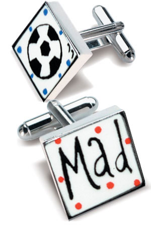 Football Mad Cufflinks