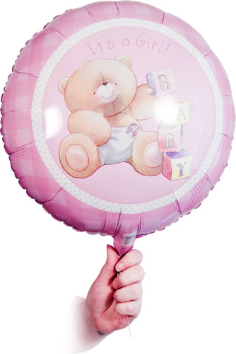 Friends Its a Girl Balloon