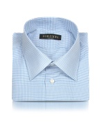 Handmade Mini Diamonds Cotton Italian Dress Shirt