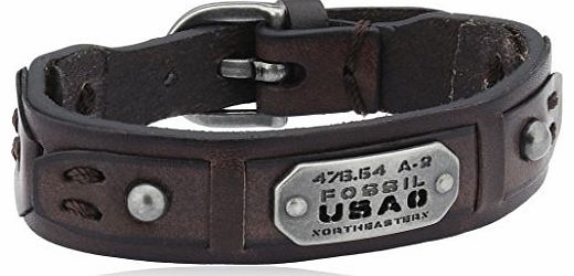  Gent Leather JF86562040 Mens 23.0 centimetres Brass Bracelet