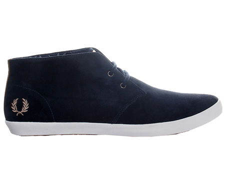 Byron Mid Suede Navy Chukka Boots