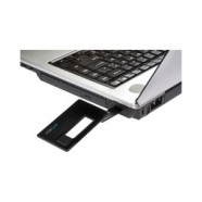 4GB USB Credit Card Flash Drive - Black