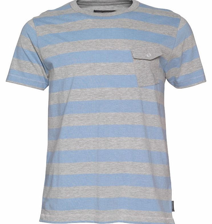 Mens Eight T-Shirt Light Blue