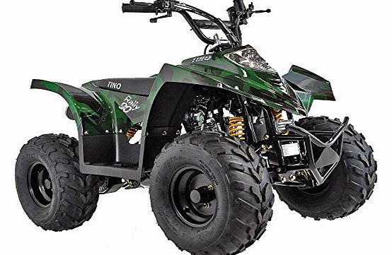 Funbikes FunBike Childs Tino Rally 90cc Quad Bike Ride On Off Road (Camo)