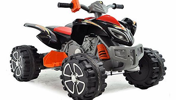 Funbikes  Electric Ride On Quad Black, Blue, Red, Yellow (Black)