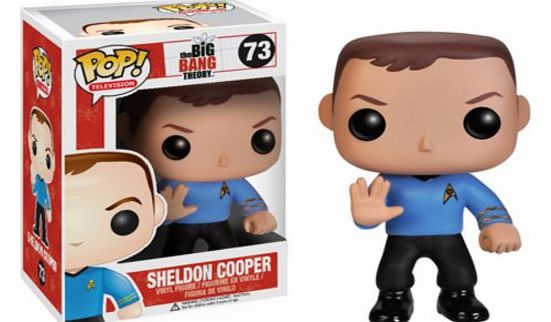 Big Bang Theory Pop Television Sheldon Cooper Star Trek Vinyl Figure