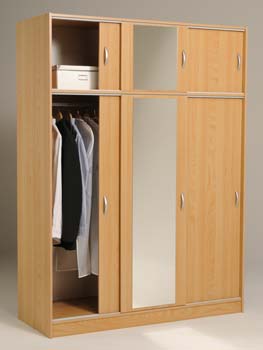 Blithe 3 Door Wardrobe in Japanese Pear Tree