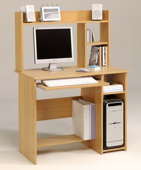 Buddy Computer Desk in Japanese Pear Tree