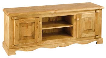 Farmer Solid Pine 2 Door 2 Niche TV Unit