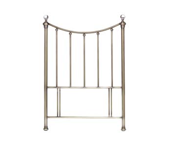 Hannah Single Headboard in Antique Brass