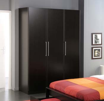 Jay 3 Door Wardrobe in Wenge