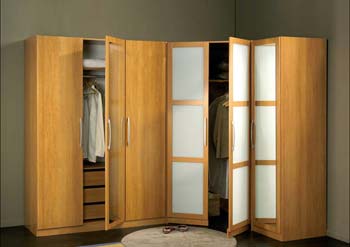 Jay 6 Door Wardrobe in Amarena Cherry Tree