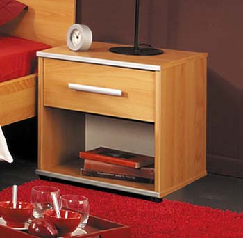 Nina Bedside Cabinet in Japanese Pear Tree -