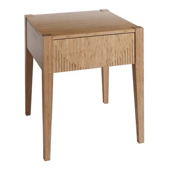 Soko Bamboo Bedside Table in Caramel