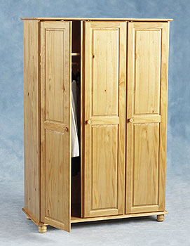 Sol Pine 3 Door Wardrobe