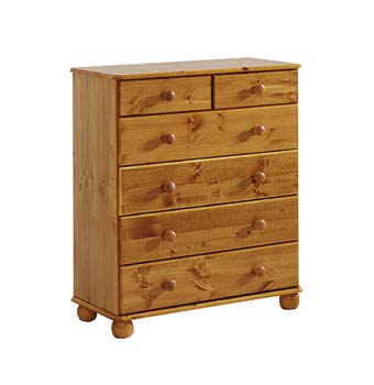 Thorner Pine 4 + 2 Drawer Chest - WHILE STOCKS