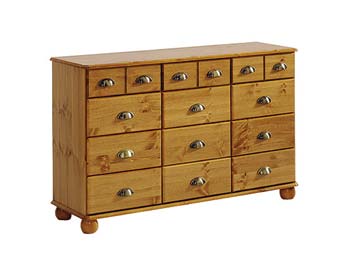 Thorner Pine 9 + 3 Drawer Chest - WHILE STOCKS