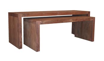 Tribek Sheesham Nest of Tables - WHILE STOCKS