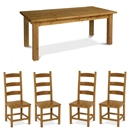 Chunky Pine Kenilworth Dining Set