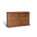 Chunky Pine Mocha 7 Drawer Chest