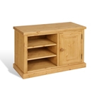 Chunky Pine Single Door TV Unit