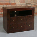 Evolution Indian 6 drawer TV unit