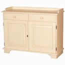 Gustavian cream painted sideboard