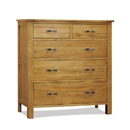 Havana Light Oak 2 + 3 Drawer Chest