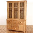 Metro Living Solid Oak 4ft6 Dresser