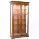 Montague Gower 2 door barred Display Cabinet