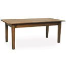 Oak Country 60 Inch Taper Leg Table 