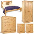 One Range Pine Bedroom Set