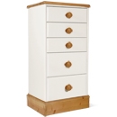 One Range Pine Painted 3 + 2 Deep Drawer Slim