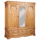 Regency Pine triple wardrobe