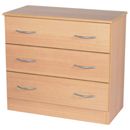 Tara beech 3 drawer chest 