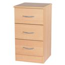 Tara beech 3 drawer locker 