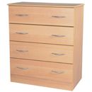 Tara beech 4 drawer chest 