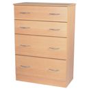 Tara beech 4 drawer deep chest